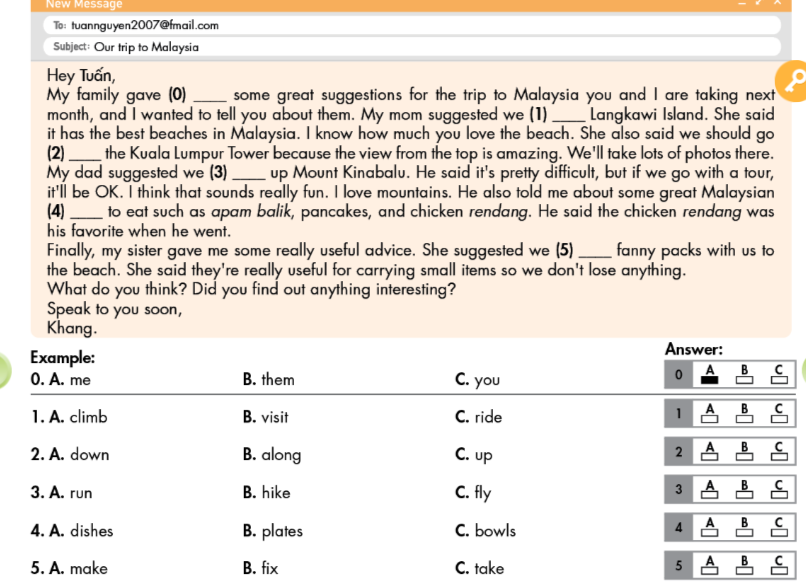 Sách bài tập Tiếng Anh 9 Smart World Unit 4 Review