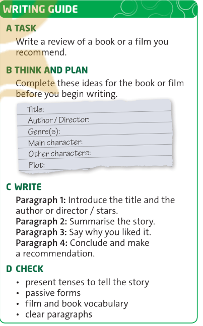 Tiếng Anh 8 unit 8 Writing trang 85 Friends plus