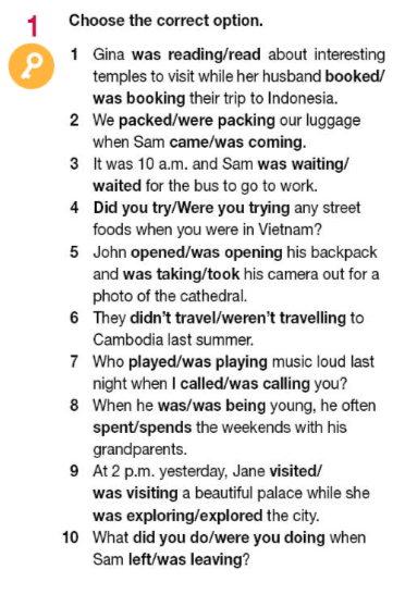 Tiếng Anh 11 Bright Workbook Unit 2 Grammar Bank section