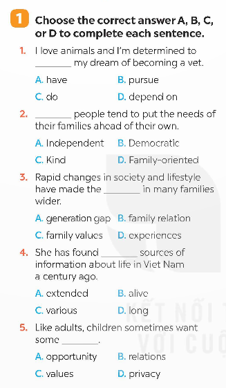 Tiếng Anh 9 Global Success Unit 6 Looking back