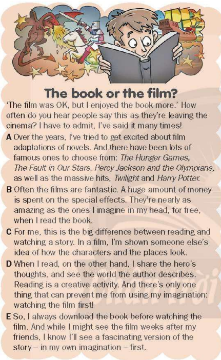 Workbook tiếng Anh 8 unit 8 Reading trang 54 Friends plus