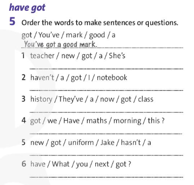 Friends Plus 7 Workbook Language Focus Practice Starter Unit