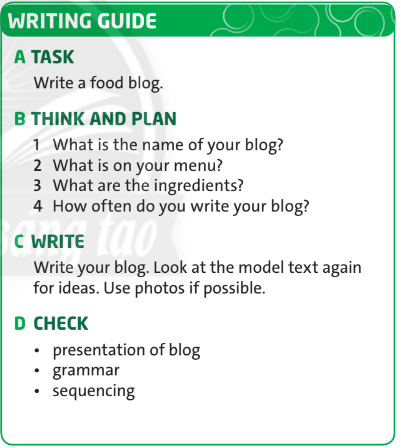 Tiếng Anh lớp 6 Friends plus unit 5 Writing trang 69