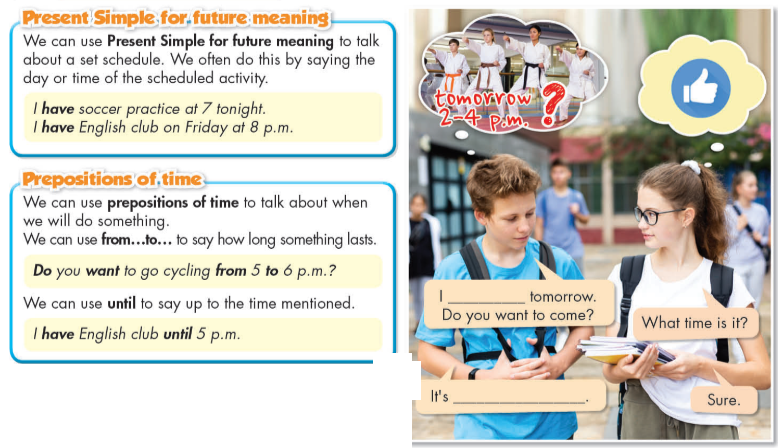 Tiếng Anh lớp 8 unit 1 lesson 2