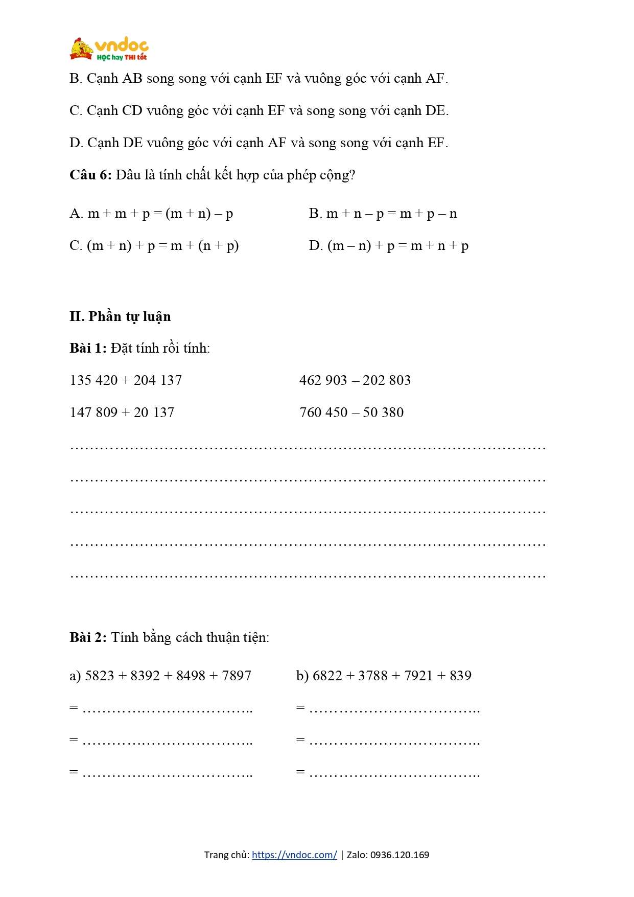 bai tap cuoi tuan toan lop 4 canh dieu tuan 9 h2*619723