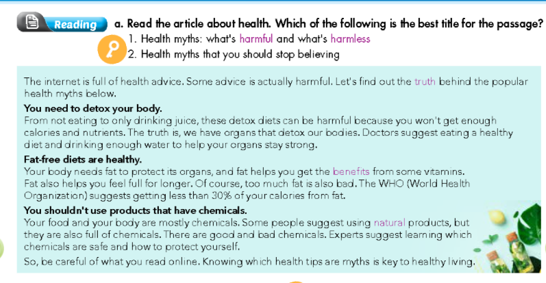 Tiếng Anh 9 Smart World Unit 5 Lesson 1