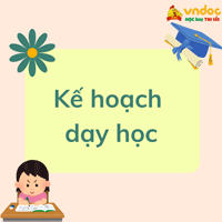 Kế hoạch dạy học tích hợp lớp 1 sách Cánh Diều