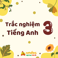 Trắc nghiệm Tiếng Anh 3 Global Success Unit 10