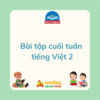 Bài tập cuối tuần Tiếng Việt lớp 2 Chân trời sáng tạo (cả năm)