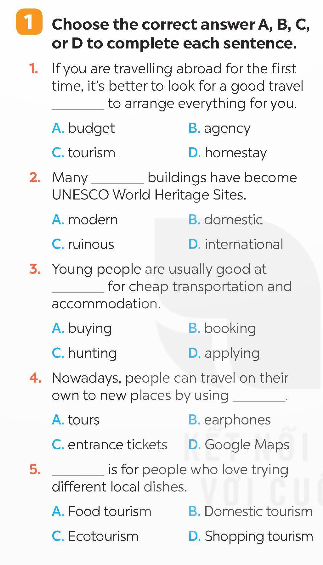 Tiếng Anh 9 Global Success Unit 8 Looking back