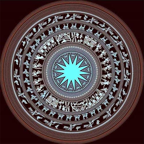 Trang trí trống khai giảng