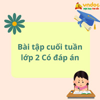 Phiếu bài tập cuối tuần Toán lớp 2 năm 2024 - 2025 (Sách mới)