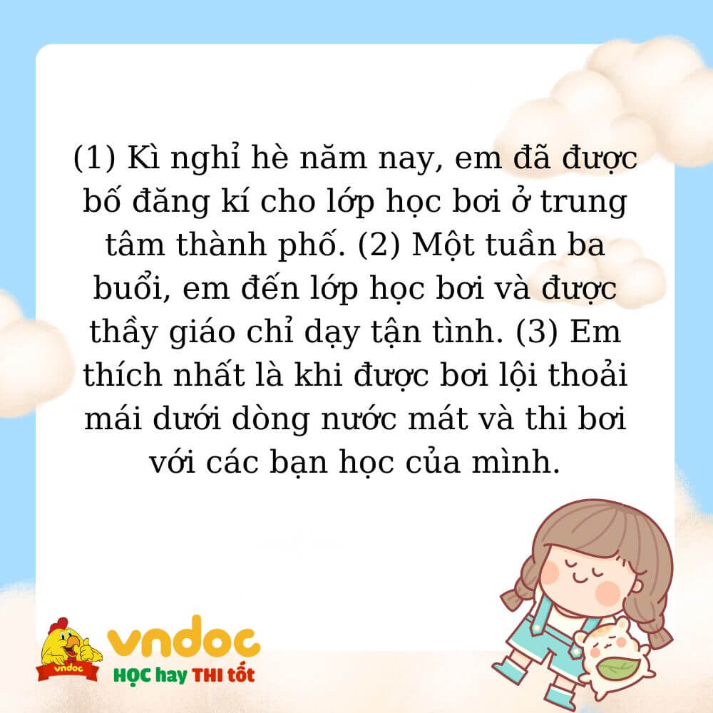 ke ve dieu dang nho nhat trong ki nghi he cua em lop 2 h3*629012