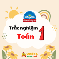 Trắc nghiệm Toán lớp 1 sách Chân trời sáng tạo