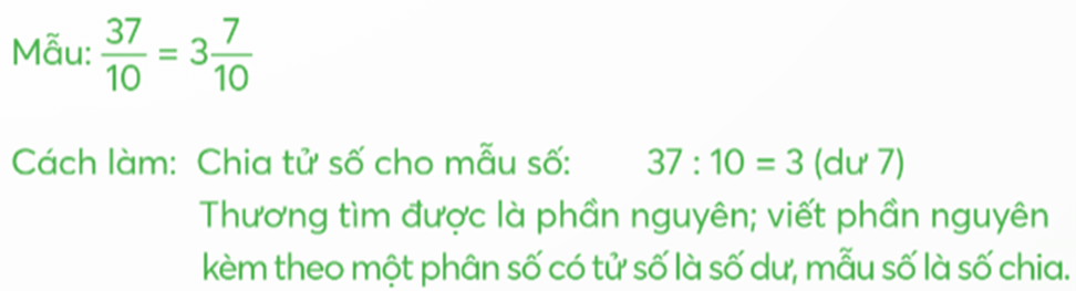 Vở bài tập Toán lớp 5 Chân trời sáng tạo Bài 4: Phân số thập phân