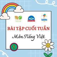 Bộ 12 Phiếu bài tập cuối tuần Tiếng Việt lớp 1 Tuần 3 Sách mới