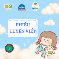 Phiếu luyện viết chữ đẹp lớp 1 sách Kết nối tri thức - Tuần 2