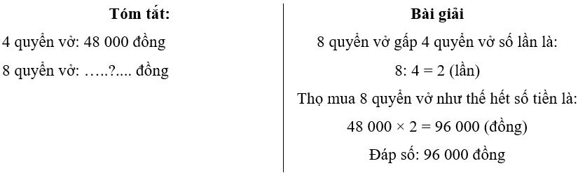 Vở bài tập Toán lớp 5 Chân trời sáng tạo Bài 8: Ôn tập và bổ sung bài toán liên quan đến rút về đơn vị
