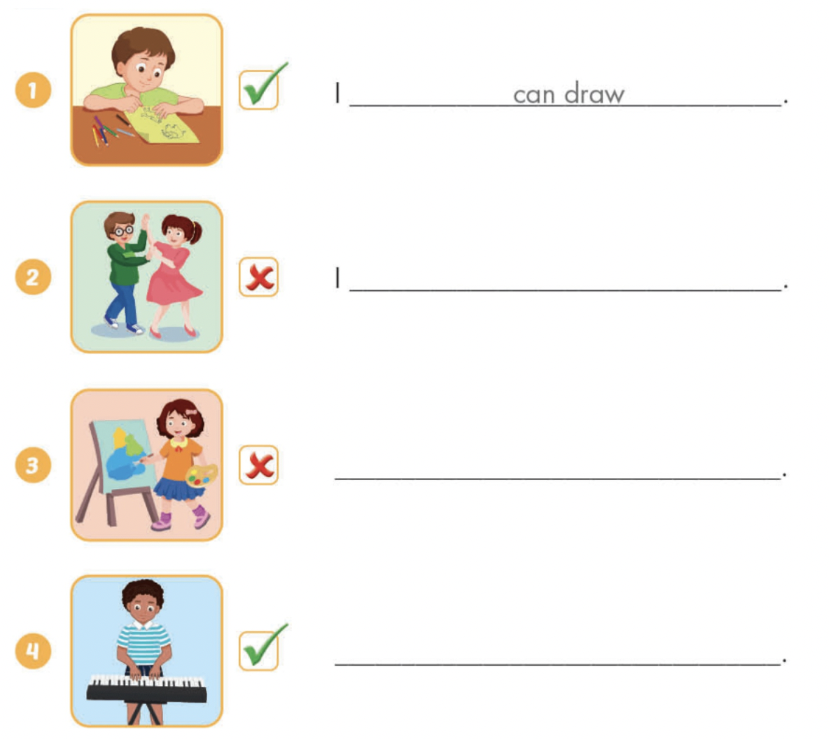 Tiếng Anh 4 i-Learn Smart Start Workbook Unit 2 lesson 1