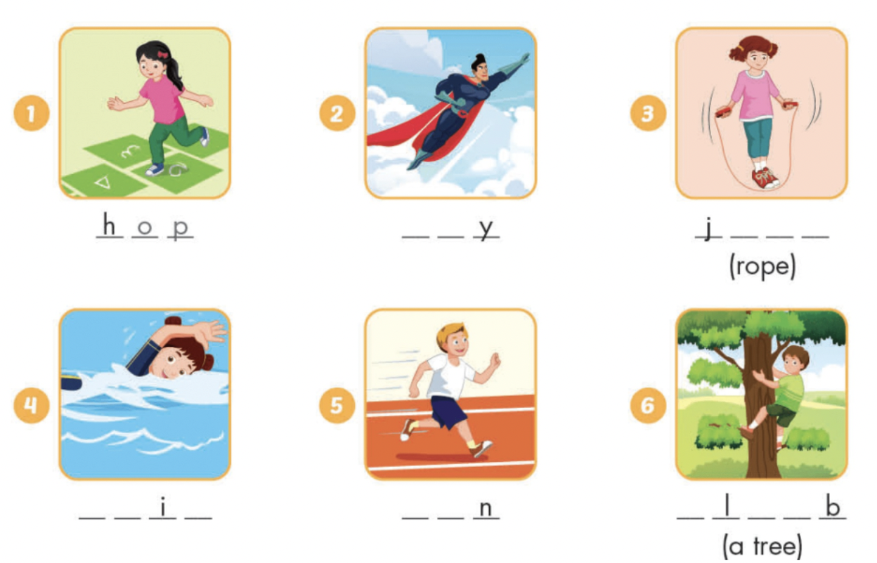 Tiếng Anh 4 i-Learn Smart Start Workbook Unit 2 lesson 2