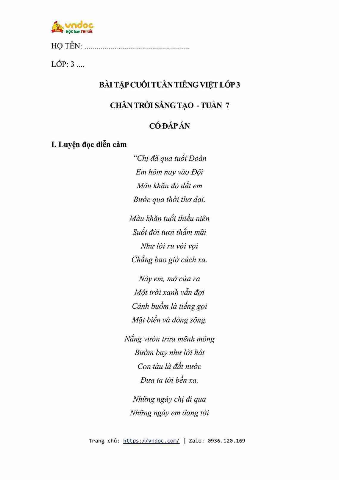 bai tap cuoi tuan tieng viet lop 3 chan troi sang tao tuan 7 de so 1 hinh anh 0 1*639925