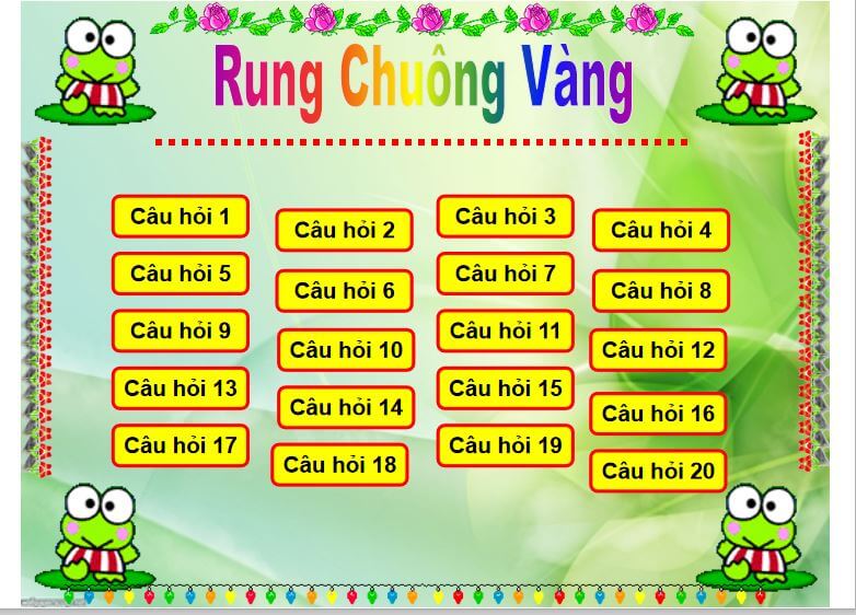 15 trò chơi Powerpoint hay nhất