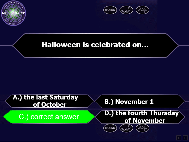 Trò chơi powerpoint Ai là triệu phú (hay nhất)