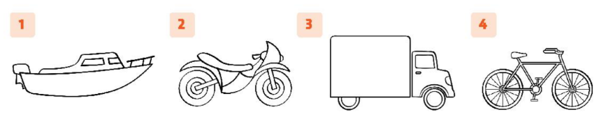 SBT tiếng Anh 2 unit 4 I go to school by bus lesson 1