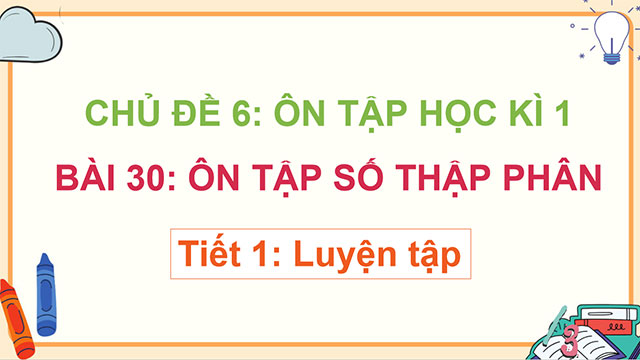 PowerPoint Toán 5 Ôn tập số thập phân