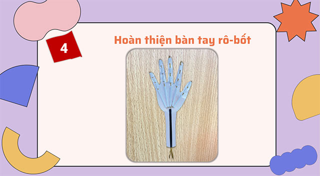 PowerPoint STEM Làm bàn tay Rô-bốt