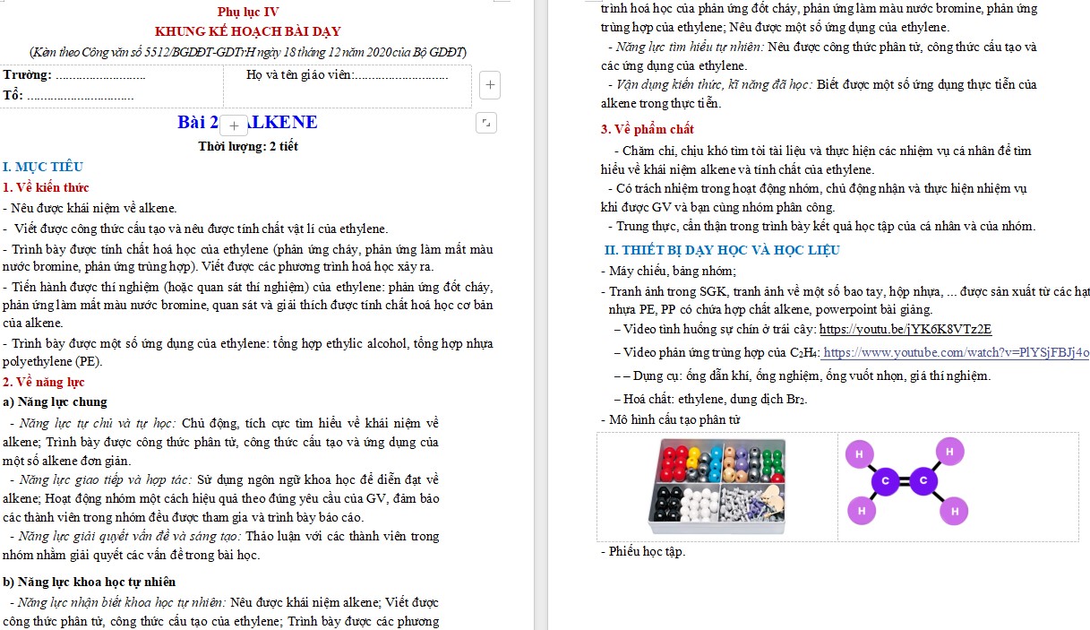 KHBD Bài 24 Khoa học tự nhiên 9 KNTT