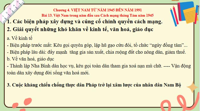 Việt Nam trong năm đầu sau Cách mạng tháng Tám