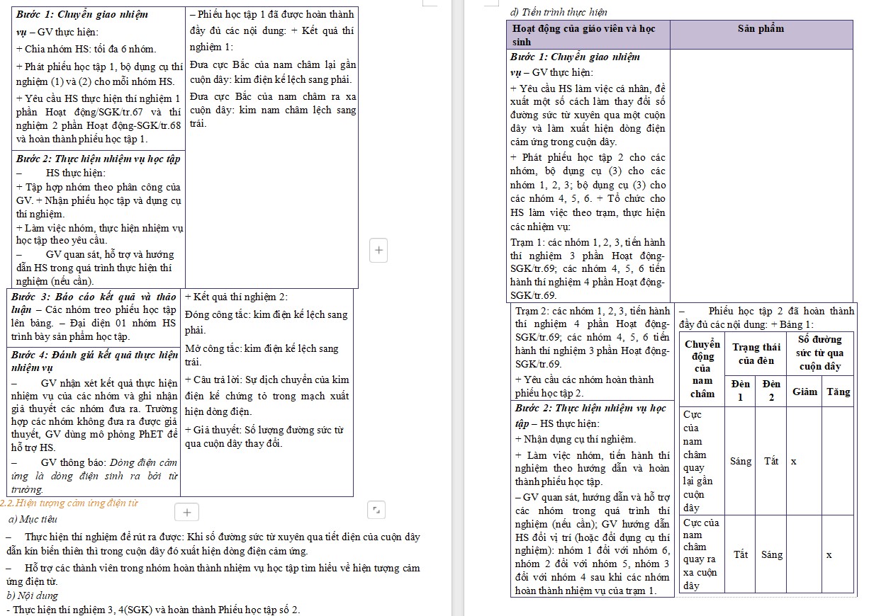 Giáo án KHTN 9 KNTT Bài 14