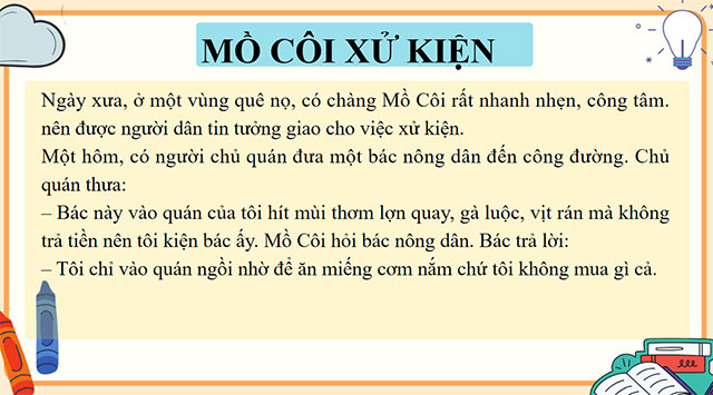 PowerPoint Tiếng Việt 5 Mồ Côi xử kiện