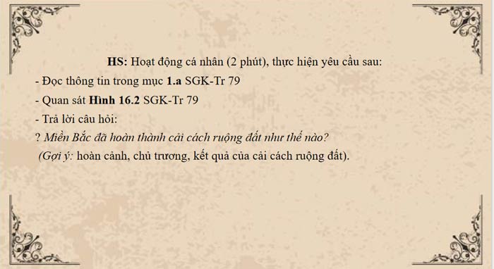 Giáo án PowerPoint Lịch sử 9 bài 16