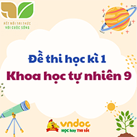 Đề thi học kì 1 Khoa học tự nhiên 9 Kết nối tri thức Đề 1
