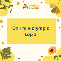 Đề ôn thi Violympic Toán lớp 3 Vòng 1 (Có đáp án)