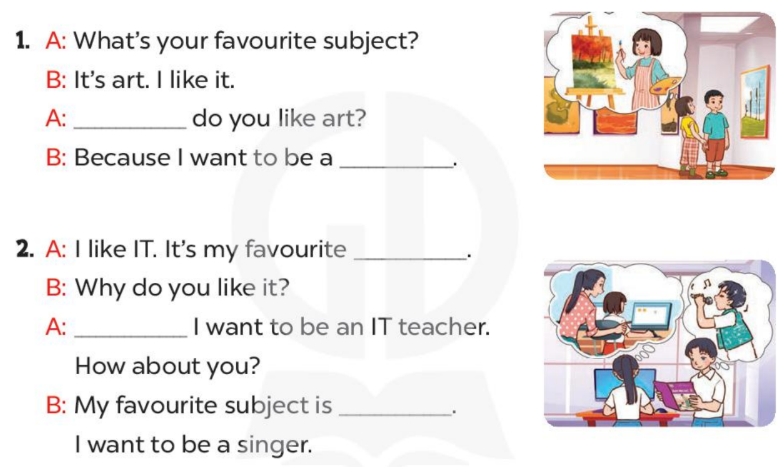 Tiếng Anh lớp 4 unit 8 lesson 2 trang 58 59