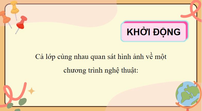 Nói và nghe: Chương trình nghệ thuật em yêu thích