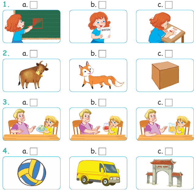 Đề thi Tiếng Anh lớp 2 học kì 1 Global success - Đề 3