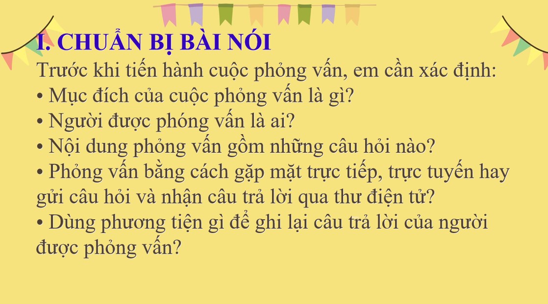 Giáo án PPT Văn 9 CTST Bài Thực hiện cuộc phỏng vấn