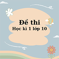 Đề thi học kì 1 Toán 10 Cánh diều - Đề 1