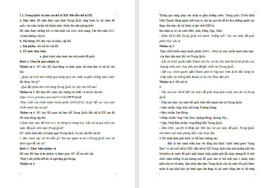 Giáo án Lịch sử 8 bài 14