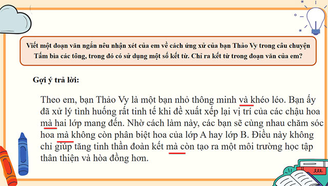 PowerPoint Tiếng Việt 5 Luyện từ và câu: Kết từ