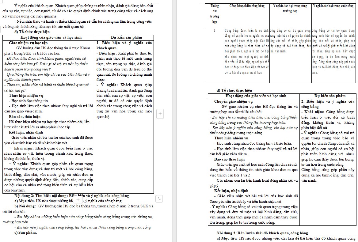 Giáo án GDCD 9 KNTT Bài 4