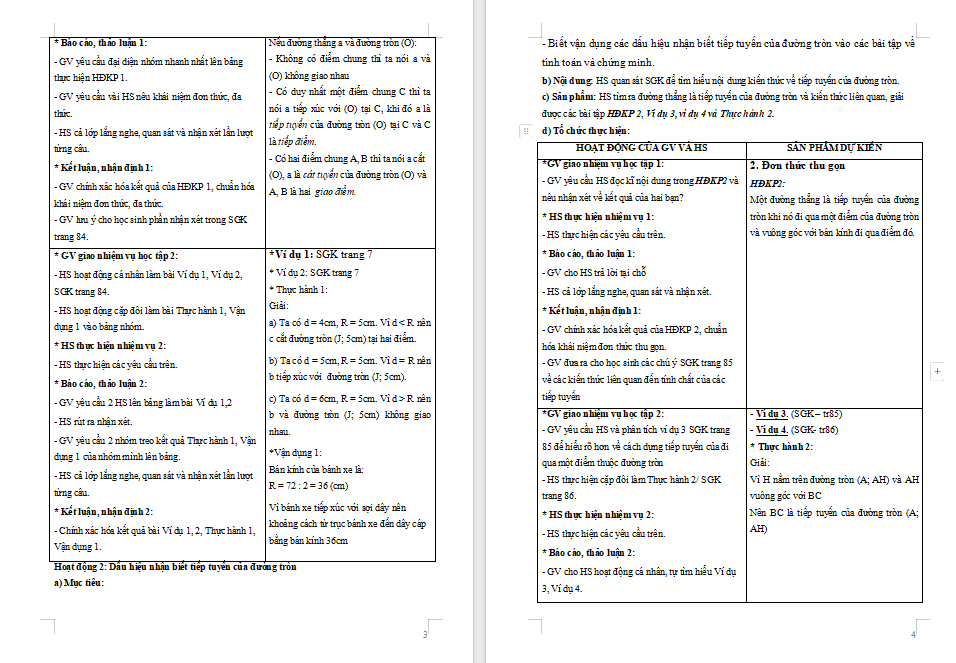 Giáo án Toán 9 Bài 2