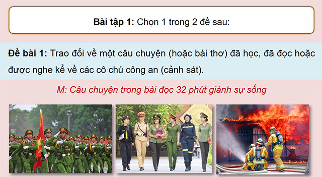 PowerPoint Tiếng Việt 5 Trao đổi Vì cuộc sống yên bình