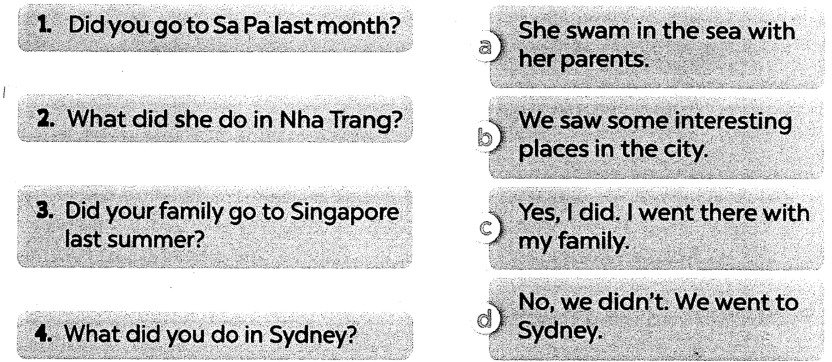 Sách bài tập tiếng Anh lớp 5 unit 11 Global success