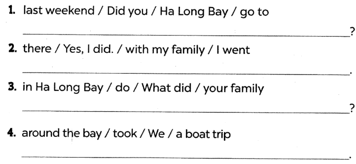 Sách bài tập tiếng Anh lớp 5 unit 11 Global success