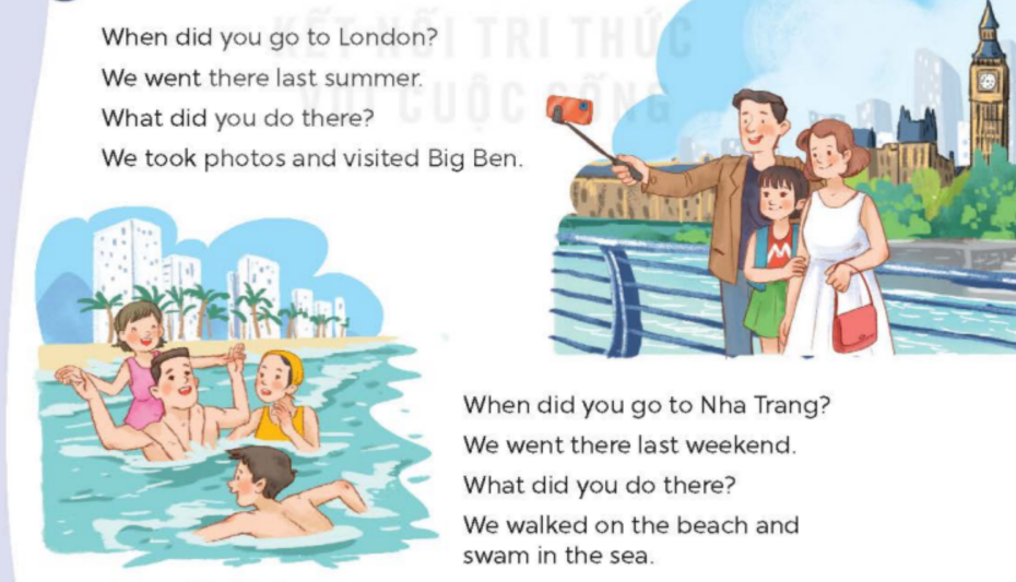 Tiếng Anh lớp 5 Unit 11 lesson 3 trang 10, 11 Global Success